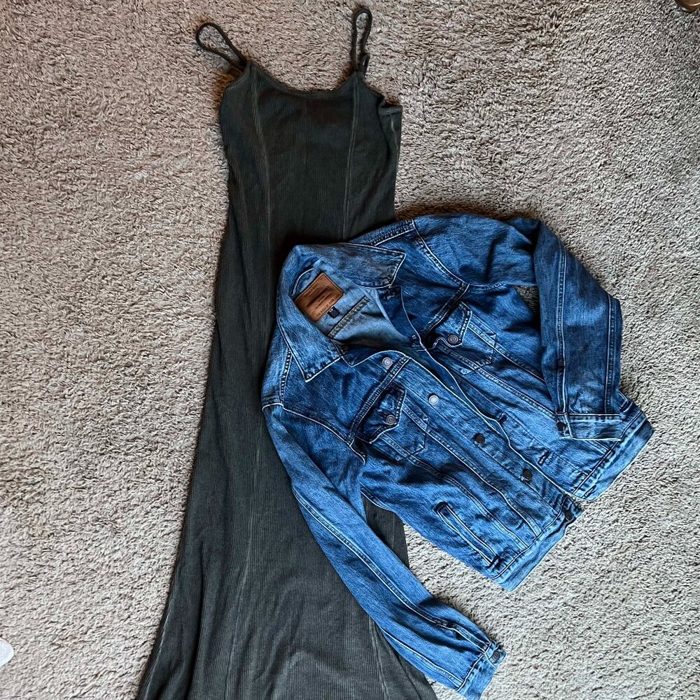H&M Rib Knit Maxi Dress